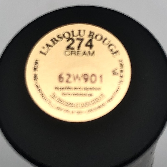 ❤️ 4 for $25 Lancome L’Absolu Rouge 274 Cream French Tea Lipstick NEW MINI - Picture 2 of 2